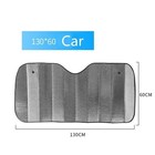 Car Windshield Sun Shade 130x70cm Aluminum Foil Sun Visor Uv Protection Front