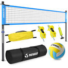 32ft Professional Volleyball Net Set Heavy Duty Portable With Poles Pump Ball