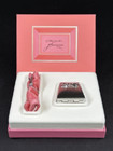 Pleasures Est  e Lauder Purse  minaudiere  Solid Perfume Compact From 1996 97