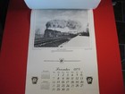 1975 Pennsylvania Railroad Wall Calendar 16x22 Inches 12 Months