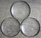 5 Pack - 2 5  Round Glass Cabochons - Clear Magnifying Dome Circle - 2 1 2 Inch