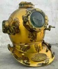 Antique Diving Helmet Us Navy Mark V Deep Sea Scuba Marine Divers Helmet Gift