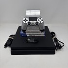 Sony Playstation 4 Slim 500gb Console Bundle New Thermal Paste Tested And Works