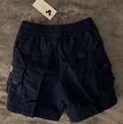Nwt Vintage Disney Disneyland Resort Mesh Lined Blue Cargo Shorts Size 12 Months
