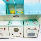 Vtg 1960s Amb Marchesini Christine Tin Retro Toy Kitchen Set Blue -italy - Rare