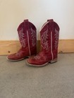 Old West Kids Red Vintage Cowboy Boots