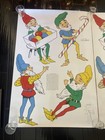 Vtg Neely Hall Plywood Patterns Christmas Elves Yard Decor Lot Of 3