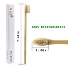 Bamboo Toothbrush Boar Bristles 100  Biodegradable And Natural 8 Pieces Of On   