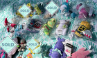 Pokemon Center Magnet Plush Keychain Clip Kuta Kuta Kuttari Sitting Cuties Us Jp