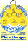 Flatirons  Adhesive Plate Hangers  1 25 Inch  6 Pack
