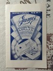 Shore Fast Line Atlantic City Railway Advertising Flyer James Taffy Reverse