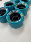 Sure Grip Zoom Speed Roller Skate Wheels 62mm 95a Teal Blue