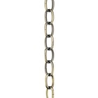  21114-51 steel 3 Feet For 8 Gauge 3 Feet Antique Brass Heavy Duty Chain