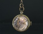 Vintage Cort Bubble Watch On Gold Filled Chain Necklace V164
