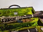 Antique Cundy-bettoney 26  Wooden 3 Piece Clarinet W  Cleaner In Original Case