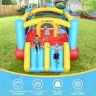 Castle Bounce House With Two Slides And Blower  Inflatable Bouncer For Kids
