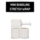 Mini Stretch Wrap With 1 Plastic Handle case Pallet Shrink Film - Size   Rolls