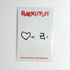 Exo Baekhyun Essence Of Reverie Photocard Card Album Inclusion Solo