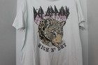 Def Leppard T-shirt Women   s Large White High N Dry