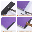 2inch Wide Self-adhesive Matte Book Binding Tape - 33 Ft Black Cloth Tape   For