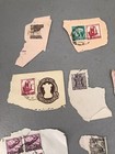 Large Lot Of Postage Postal Stamps From India Used On Paper