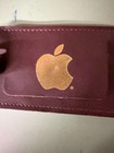 Vintage 1980 Apple Computer Leather Luggage Tag Rare Hazel America s Case Maker