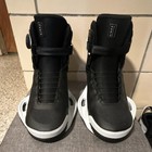 2025 Ronix Supreme Wakeboard Bindings Boots W  Boa Lacing Black white Size 11