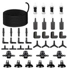  26 6 Feet Black Aquarium Soft Airline Tubing Hose Standard With 4 Air 