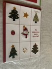 Papyrus Lot Of 6 Christmas Holiday Cards  Sparkle Embellished Pretty Wreath Tree