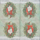 Two Individual Napkins Christmas Flowers Cocktail For Decoupage  ihr 134 