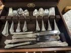Read And Barton 18th Century Sterling Silver Flatware Set  65 Pieces 