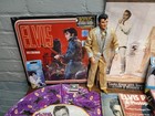 Huge Vintage Elvis Presley Collectibles Memorabilia Lot Books Doll Baloons Mags