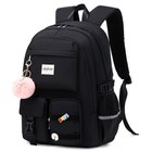 Big Student Laptop Backpack College Women Middle School Teen Girls Black
