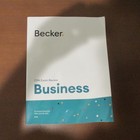 Becker Cpa Exam Review  Business   Business Final Review   cover Creased 