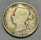 Canada - Queen Victoria - Silver 25 Cents - 1872h - Km-5 - Hole Filler - Cheap 