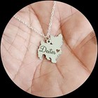 Yorkshire Terrier - Sterling Silver Jewelry - Gold - Rose Gold - Engrave - 2