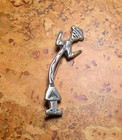 Vintage Navajo Yei Sterling Silver Pin Brooch Zuni Native American Southwest
