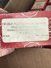 Antique Qrs Player Piano Rolls In Red Boxes Lots Of 3 Random Pick