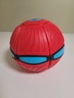 Phlat Ball Red   Blue Transforming Flying Disc Ball Toy  Plastic