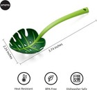 H e Jungle Spoon Monstera Ladle - Bpa-free High Heat Resistant Nylon For Cooking