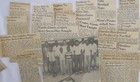 Vintage 1955 Georgia Negro Black Baseball League Newspaper Clippings Lot