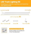 Tuyubee 5 Color Zoomable Led Lighting Kit 6 6ft H Track Canopy Connector Modern