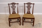 71114  Set Of 8 Henredon Chippendale Mahogany Dining Room Chairs