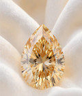         2 Ct Natural Yellow Color Diamond     Pear Cut   Certified D Grade Vvs1