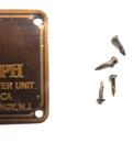 Edison C-4 Phono   Radio Console   Edison Medallion - With Original Nails