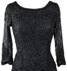 Women s Formal Top Lace Embroidery Mother Of Bride Beaded Long Evening Dress