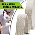 1 Inch Natural Heavy Cotton Webbing  12 Yards