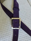 Leather Belt Purple