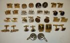 Vtg Lot Of 17 Pairs Cufflinks Dante Aurora Swank Krementz Anson Forstar Speidel
