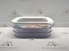 Mepal Modula Rounded Food Storage Box With Lid Set Of 3   Ideal For Co